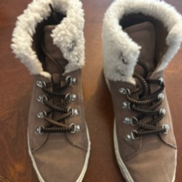 Marc Fisher Brown Sneaker Boots Size 8 - Picture 1 of 5